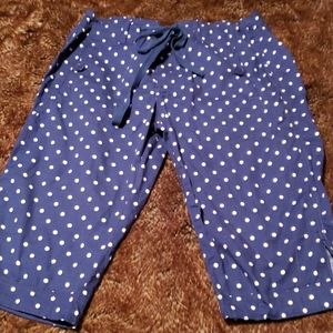 Polka dot capris